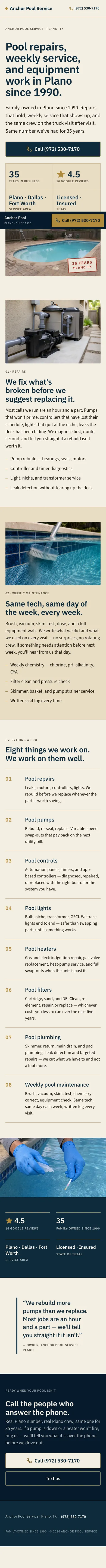 anchor-pool-service chain